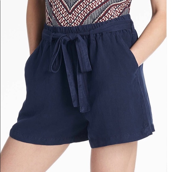 Lucky Brand Pants - Lucky Brand Tie Front Linen Short